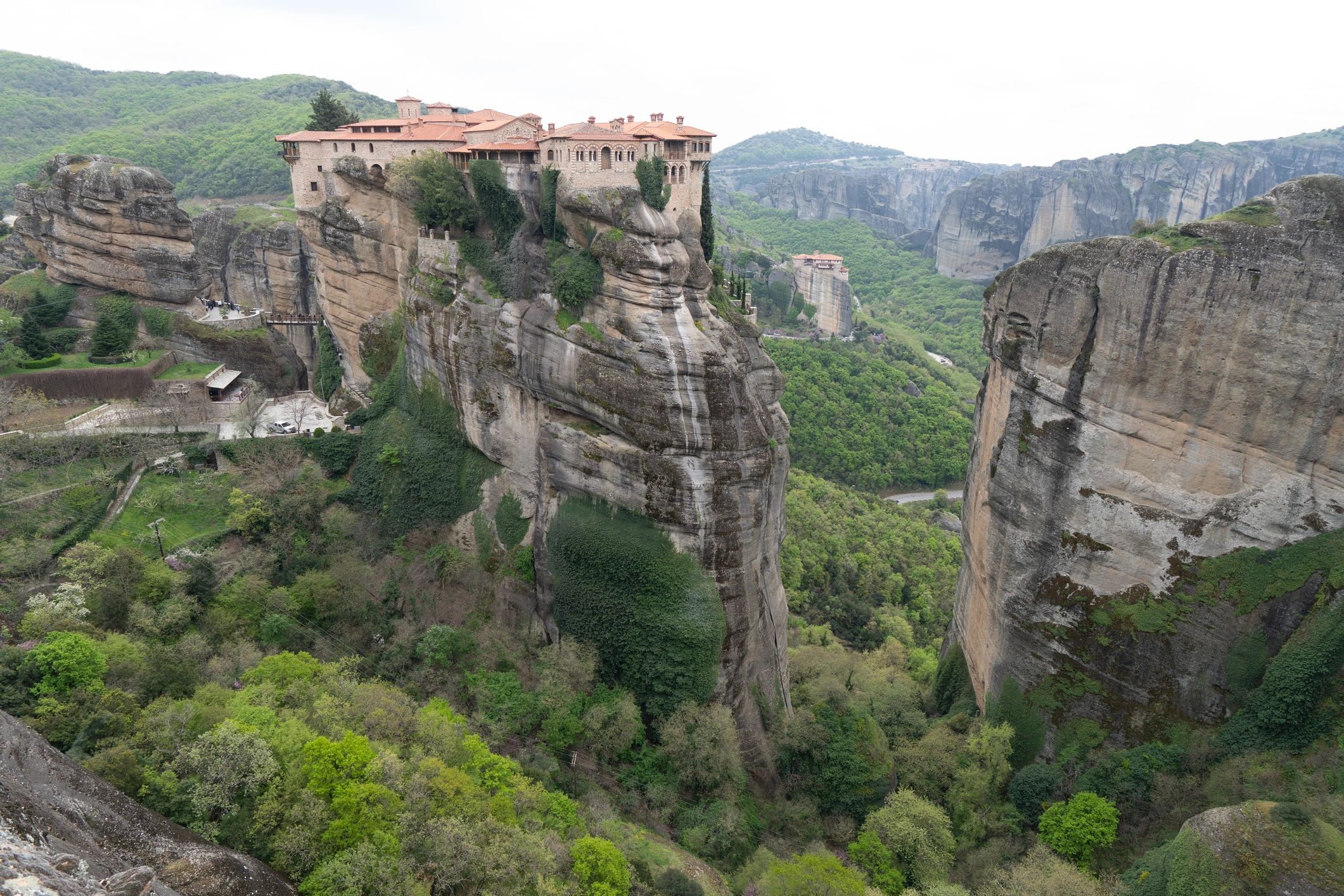 Greek monastery landscape